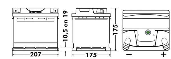 Starter Battery (DB443)