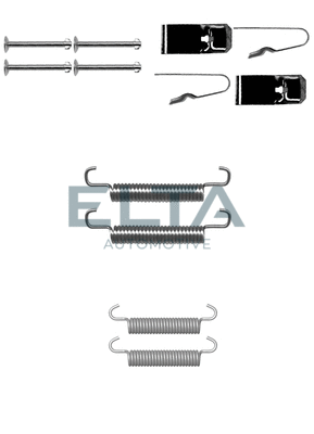 Accessory Kit, parking brake shoes (EA8159)