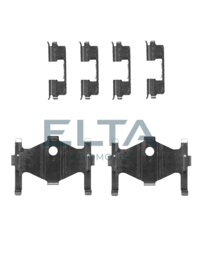Accessory Kit, disc brake pad (EA8691)