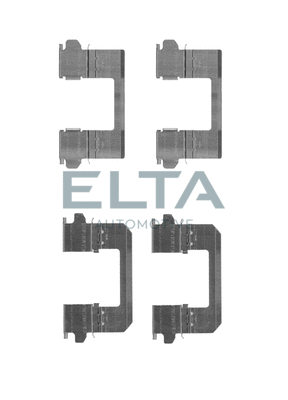 Accessory Kit, disc brake pad (EA8708)