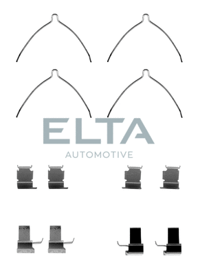 Accessory Kit, disc brake pad (EA8623)