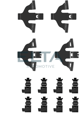 Accessory Kit, disc brake pad (EA8925)