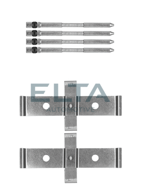 Accessory Kit, disc brake pad (EA8687)
