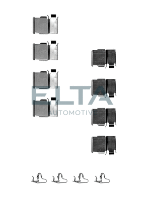 Accessory Kit, disc brake pad (EA8581)