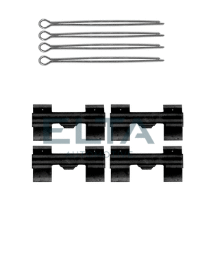 Accessory Kit, disc brake pad (EA8557)