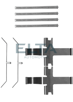 Accessory Kit, disc brake pad (EA8751)