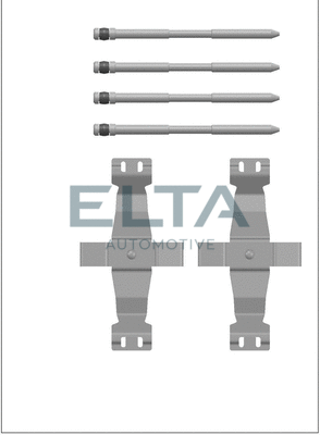 Accessory Kit, disc brake pad (EA8932)