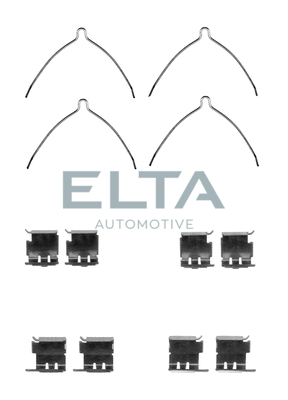 Accessory Kit, disc brake pad (EA8847)