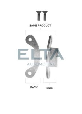 Accessory Kit, parking brake shoes (EA8165)