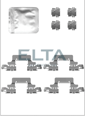Accessory Kit, disc brake pad (EA8844)