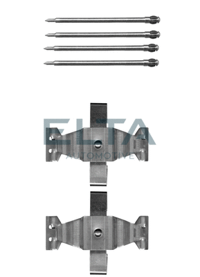 Accessory Kit, disc brake pad (EA8653)
