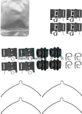 Accessory Kit, disc brake pad (EA8837)
