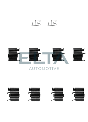 Accessory Kit, disc brake pad (EA8616)