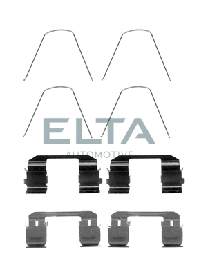Accessory Kit, disc brake pad (EA8713)