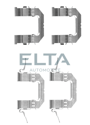 Accessory Kit, disc brake pad (EA8696)