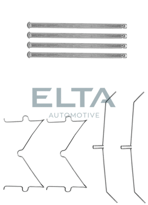 Accessory Kit, disc brake pad (EA8551)