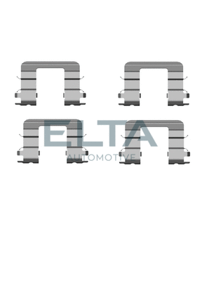 Accessory Kit, disc brake pad (EA8689)