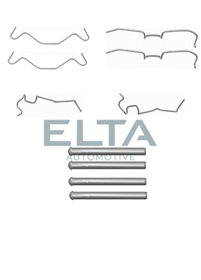 Accessory Kit, disc brake pad (EA8662)