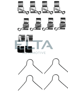 Accessory Kit, disc brake pad (EA8785)
