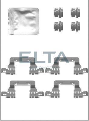 Accessory Kit, disc brake pad (EA8936)