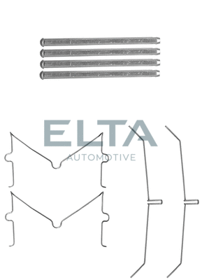 Accessory Kit, disc brake pad (EA8780)