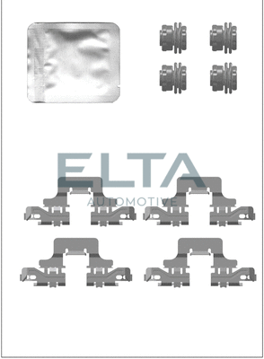 Accessory Kit, disc brake pad (EA8849)