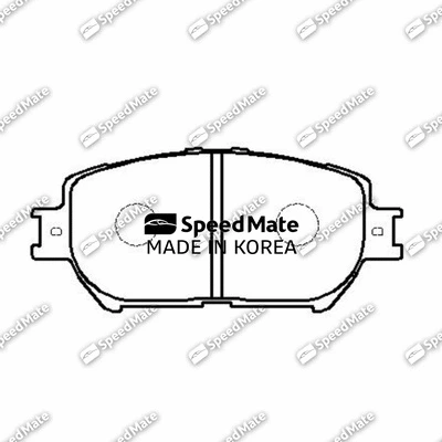 Brake Pad Set, disc brake (SM-BPJ134)