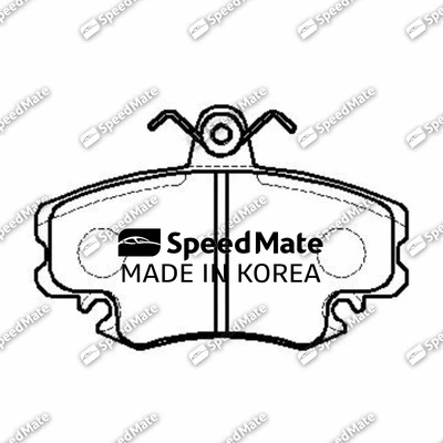 Brake Pad Set, disc brake (SM-BPE142)