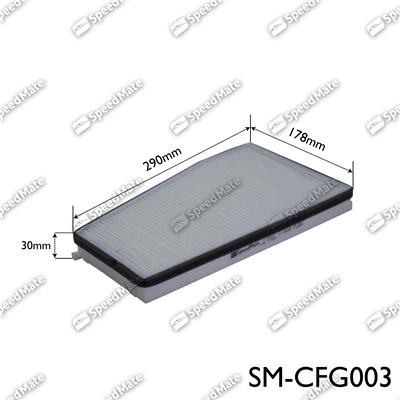 Filter, cabin air (SM-CFG003)