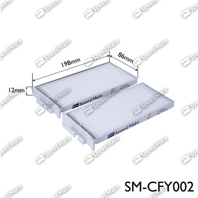 Filter, cabin air (SM-CFY002)