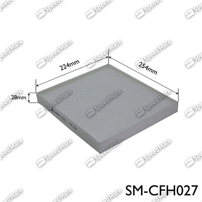 Filter, cabin air (SM-CFH027)