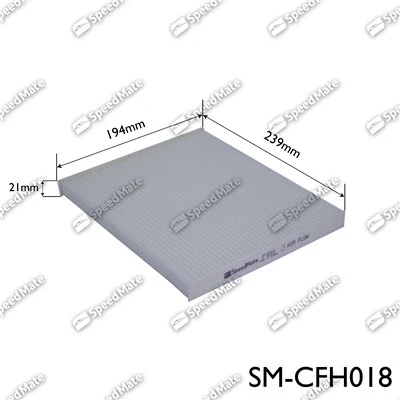 Filter, cabin air (SM-CFH018)