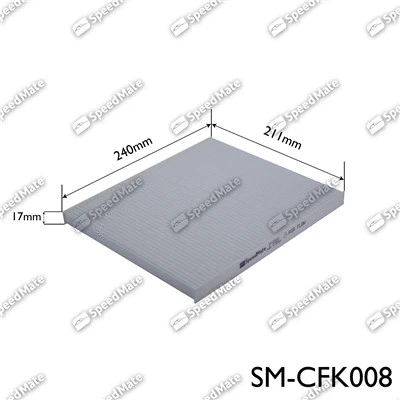 Filter, cabin air (SM-CFK008)