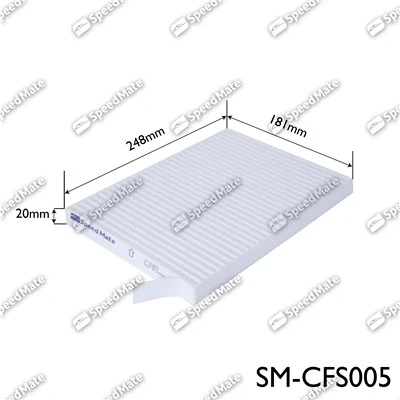 Filter, cabin air (SM-CFS005)