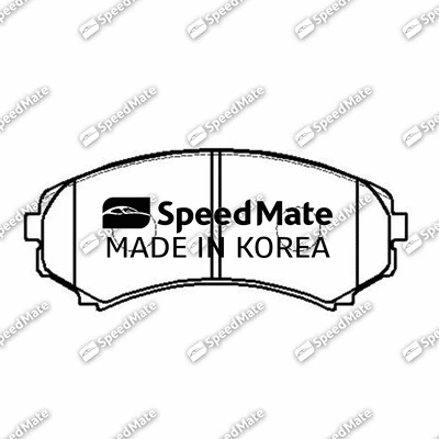 Brake Pad Set, disc brake (SM-BPJ186)