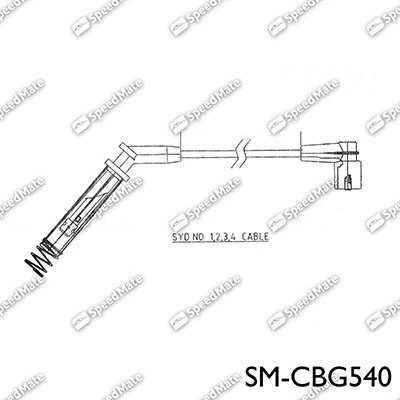 Ignition Cable Kit (SM-CBG540)