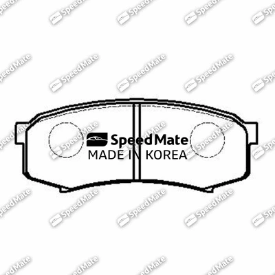 Brake Pad Set, disc brake (SM-BPJ122)