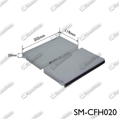 Filter, cabin air (SM-CFH020)