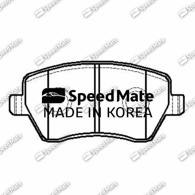 Brake Pad Set, disc brake (SM-BPJ027)