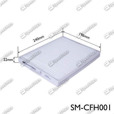 Filter, cabin air (SM-CFH001)