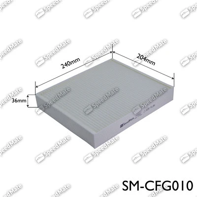 Filter, cabin air (SM-CFG010)