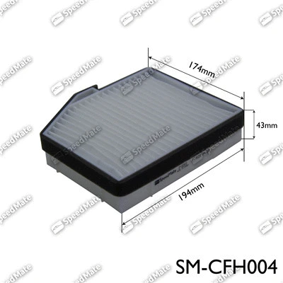 Filter, cabin air (SM-CFH004)