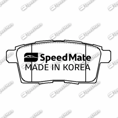 Brake Pad Set, disc brake (SM-BPJ588)