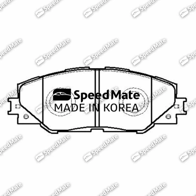 Brake Pad Set, disc brake (SM-BPJ206)