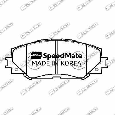 Brake Pad Set, disc brake (SM-BPJ025)