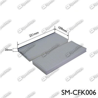 Filter, cabin air (SM-CFK006)