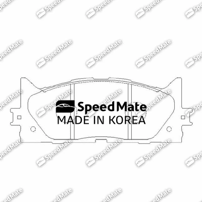 Brake Pad Set, disc brake (SM-BPJ207)