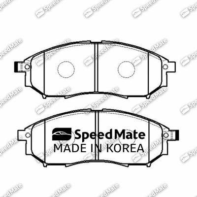 Brake Pad Set, disc brake (SM-BPJ050)
