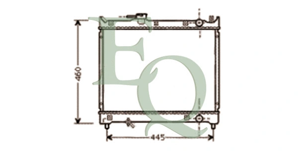 Radiator, engine cooling (RM0284)