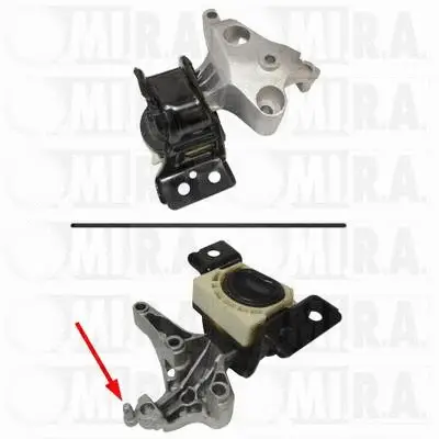Mounting, engine (25/3908)